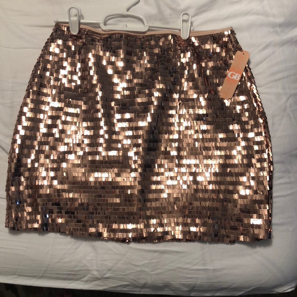 Gianni Binni Sequin mini skirt